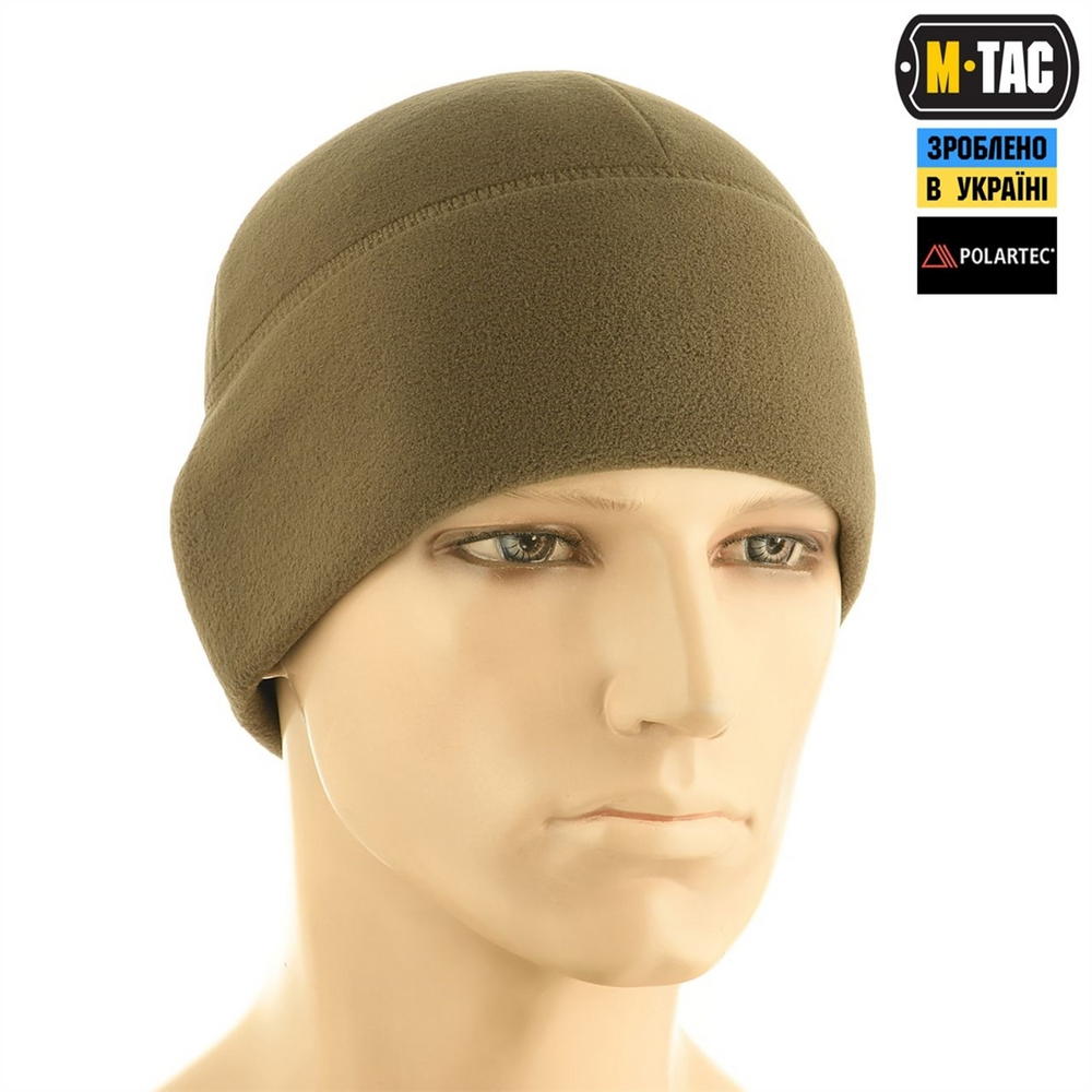 Шапка M-Tac Watch Cap фліс Polartec S Зелена (Dark Olive) 221501 фото