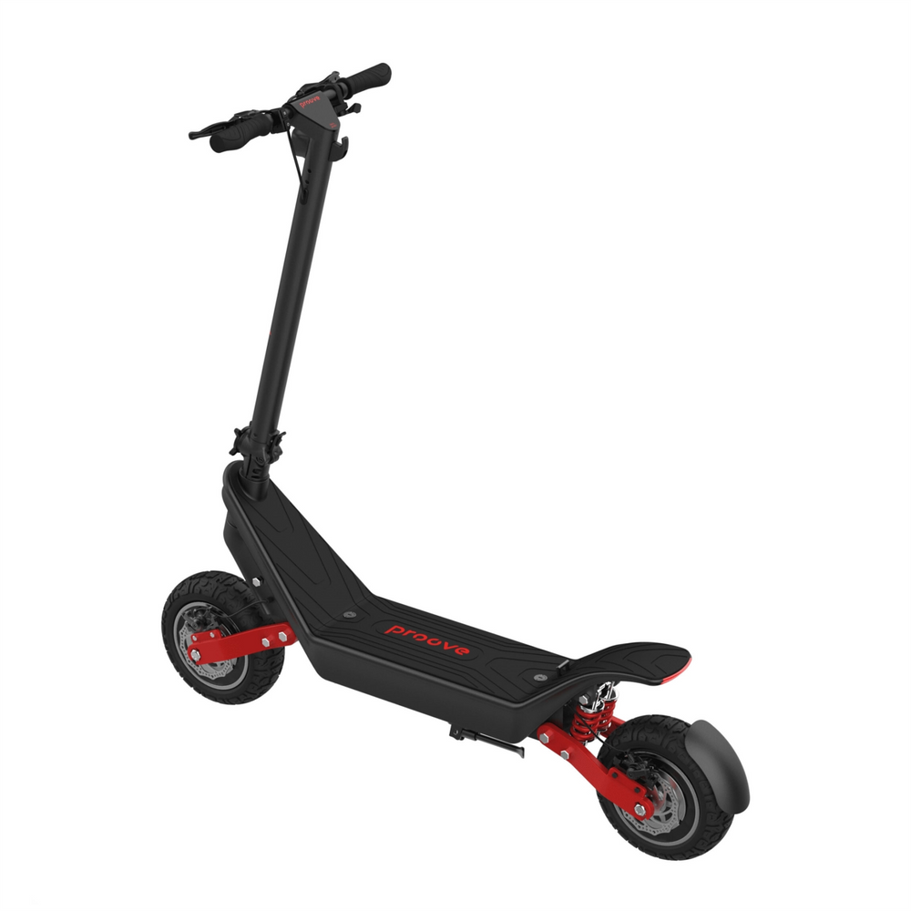 Електросамокат Proove Model Dual Sport SE App 1200W Чорний Червоний (Black Red) 220112 фото