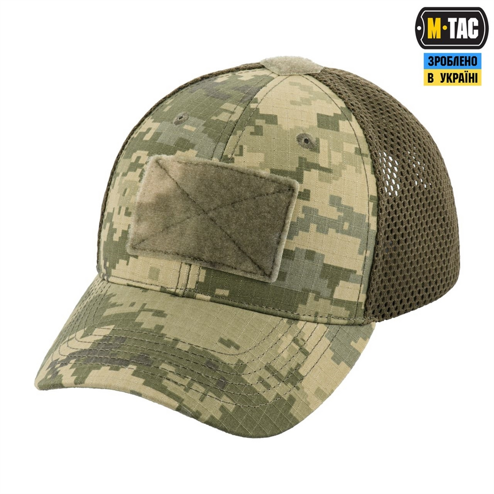 Бейсболка M-Tac з сіткою ріп-стоп MM14 L/XL (40596030-L/XL) Зелена (Green) 217575 фото