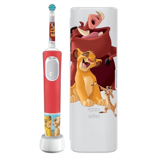 Електрична зубна щітка Braun Oral-B Kids Lion King D103.413.2KX Помаранчева (Orange) 192744 фото