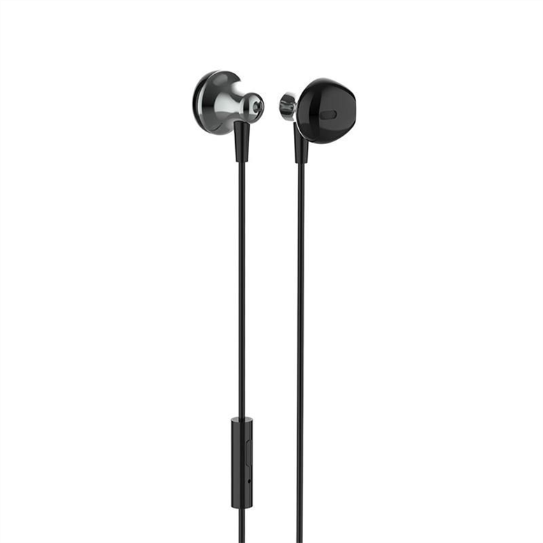 Навушники з мікрофоном ColorWay Slim 3.5 mm Wired Earphone Blast 1 Чорні (Black) 193935 фото