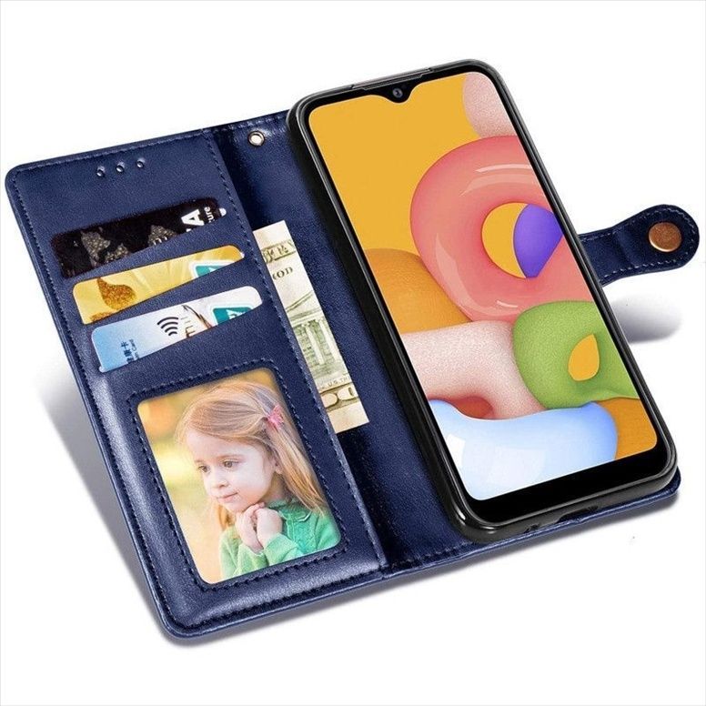 Чохол кейс для TECNO Camon 19 Neo GETMAN Gallant (PU) Синій (Blue) 194097 фото