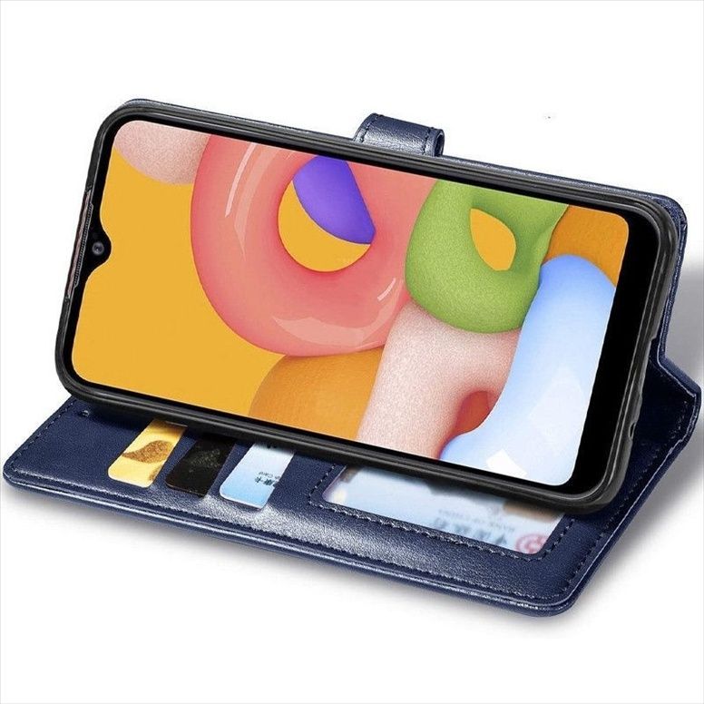 Чохол кейс для TECNO Camon 19 Neo GETMAN Gallant (PU) Синій (Blue) 194097 фото