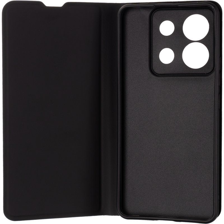 Чохол кейс для Xiaomi Redmi Note 13 Pro Book Cover Shell Чорний (Black) 121265 фото