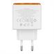 Зарядний пристрій Hoco CS42A (1USB+1USB-C) PD 30W+ кабель Type-C to Type-C Біла (White) 145074 фото 3