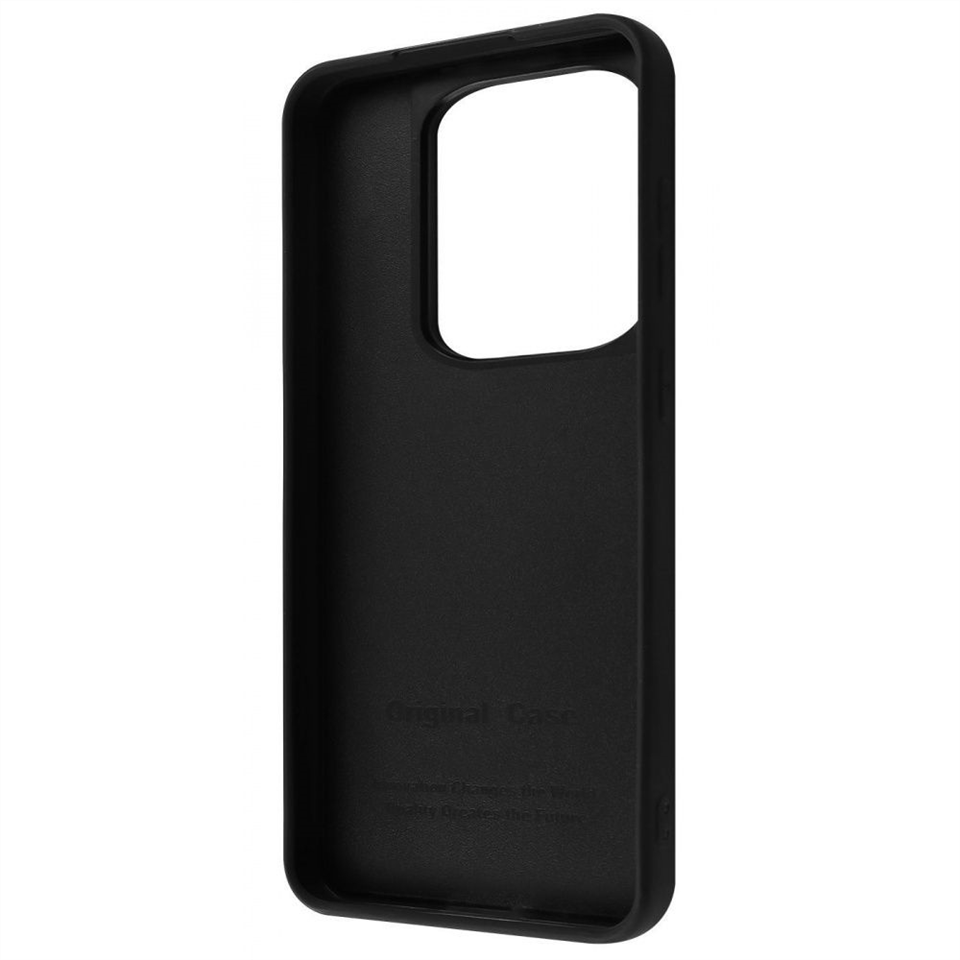Чохол накладка для Xiaomi Redmi Note 13 WAVE Doodle Case Чорна (Flowers) 179058 фото