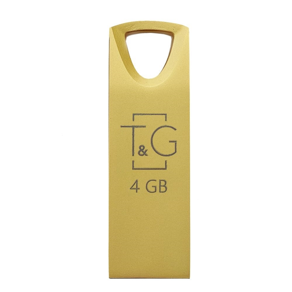 USB Флеш 4Gb T&G Metal Series (TG117GD-4G) Золота (Gold) 217200 фото