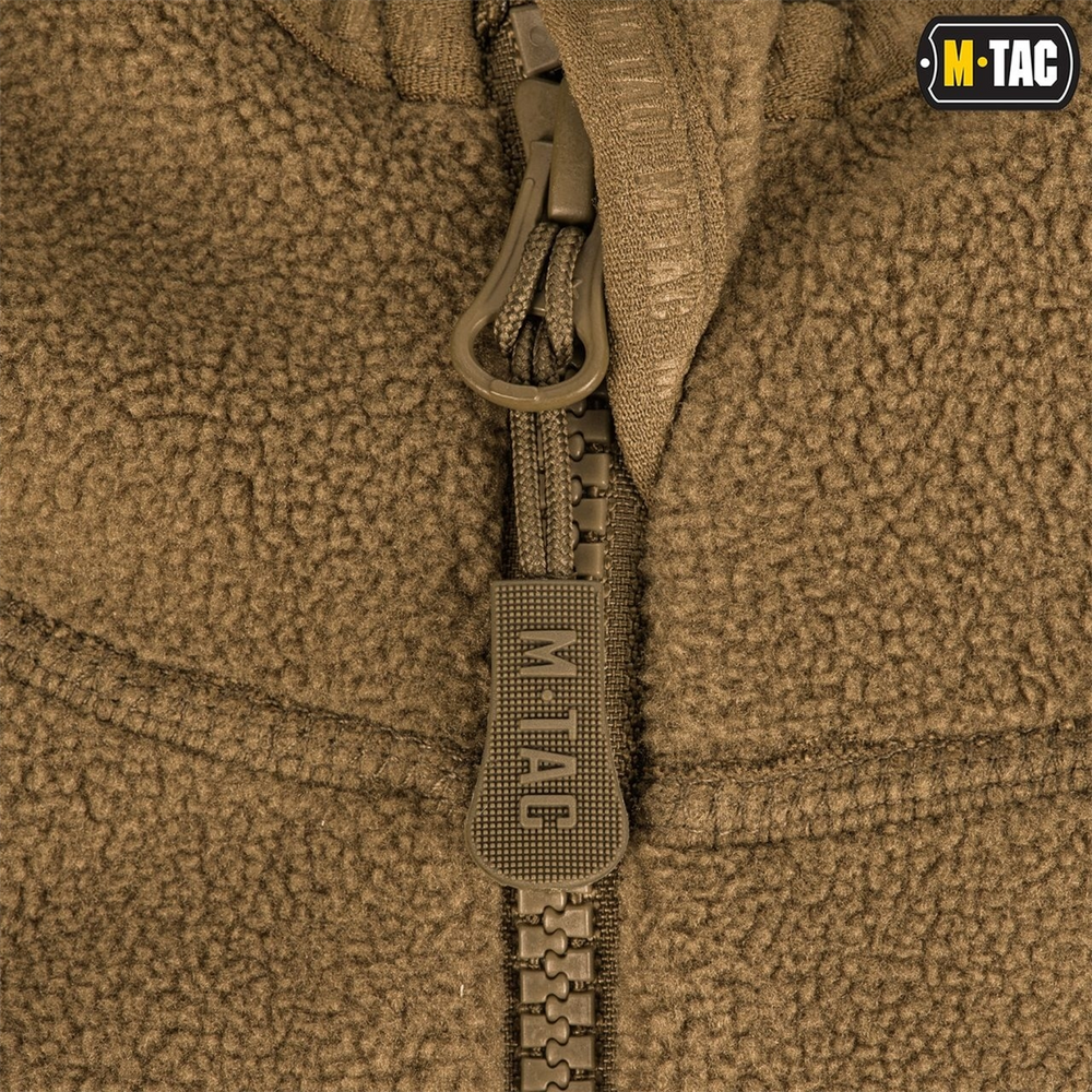 Кофта M-Tac Lite Microfleece Hoodie Коричнева (Coyote Brown) (S) 225620 фото