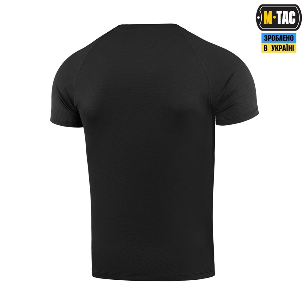 Футболка реглан M-Tac потовідвідна Summer 2XL Чорна (Black) 221146 фото