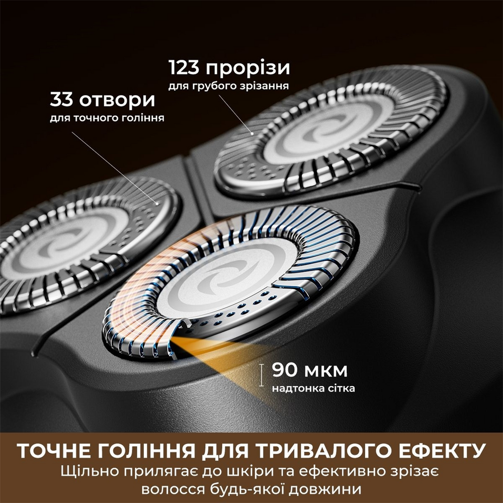 Електробритва Dreame S7 (AS01A) Чорна (Black) 244629 фото