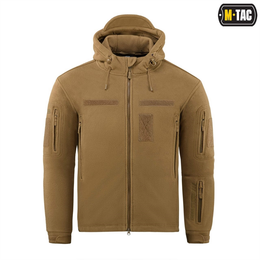 Куртка флісова M-Tac Windblock Division Gen.III Коричнева (Coyote Brown) (2XL) 230562 фото