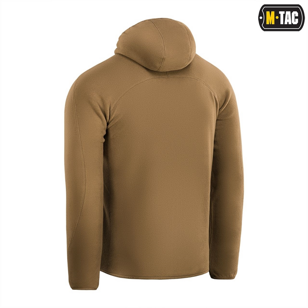 Кофта M-Tac Lite Microfleece Hoodie Коричнева (Coyote Brown) (S) 225620 фото