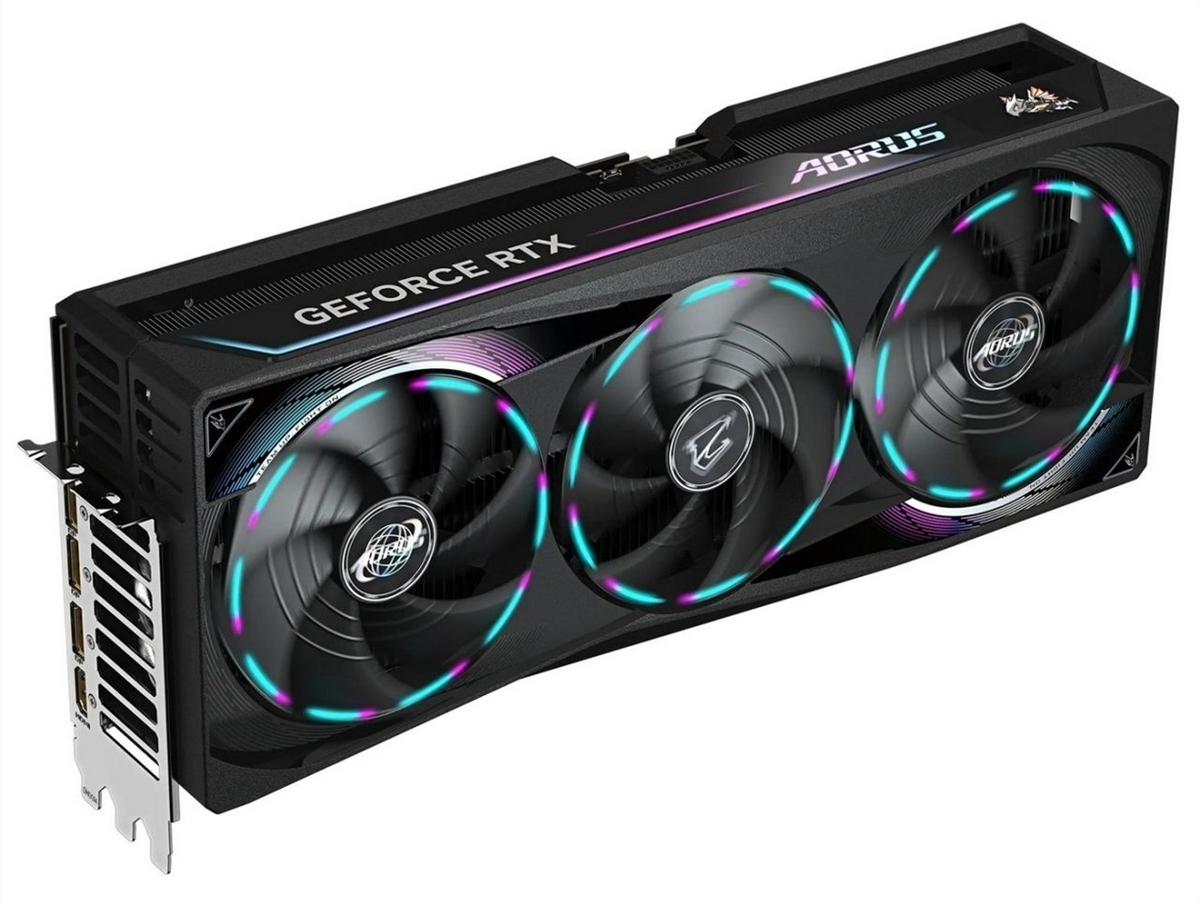 Відеокарта Gigabyte GeForce RTX 5090 32GB Aorus Master Чорна (Black) 208169 фото