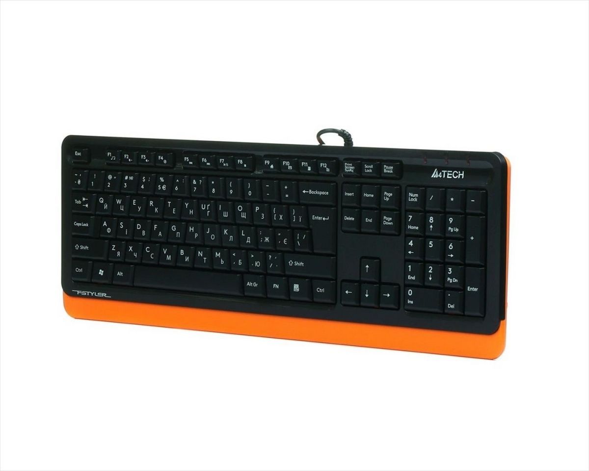 Клавіатура A4Tech Fstyler FKS10 Помаранчева (Orange) 165543 фото