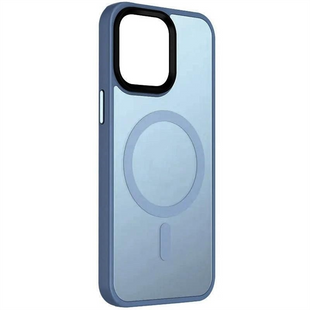 Чохол накладка для iPhone 13/14 Ummi Colorful with Magnetic Fit Синя (Sierra Blue) 263110 фото
