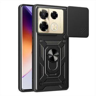 Чохол накладка для Infinix Note 40 Pro BeCover Military Чорна (Black) 177780 фото