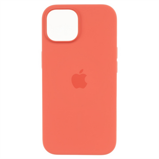 Чохол накладка для iPhone 15 Silicone Case with MagSafe (MT0V3ZM/A) Рожева (Guava) 143735 фото