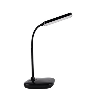 Настільна лампа OSRAM Panan DISK SQ 12W 3000К 4000К 6500К з димером Чорна (Black) 193486 фото