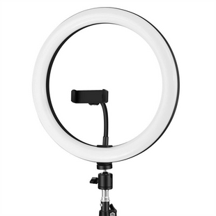 Кільцева світлодіодна LED лампа Arc Ring 8" + tripod 2.1m 192801 фото