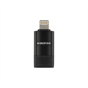 OTG кабель Borofone BV18 Lightning to Type-C 2.0 Чорний (Black) 132384 фото