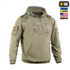Кофта M-Tac Hoodie Combat Зелена Бежева (Multicam Tan) (2XL) 228565 фото 3