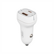 Автомобільний зарядний пристрій Borofone XO CC37 USB-A/USB-C QC&PD3.0 20W 3A --- ! 104199 фото 1