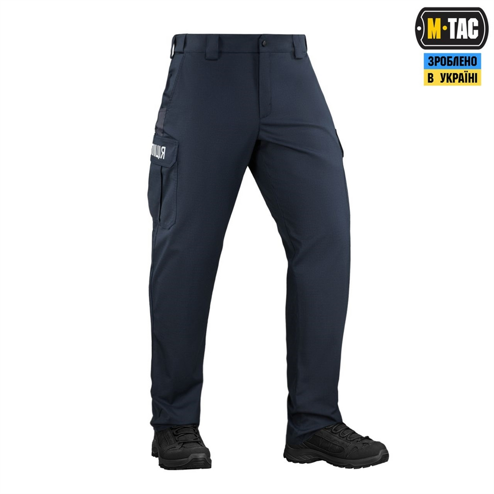 Штани M-Tac Police Flex Rip-Stop Сині (Dark Navy Blue) (36/34) 238895 фото