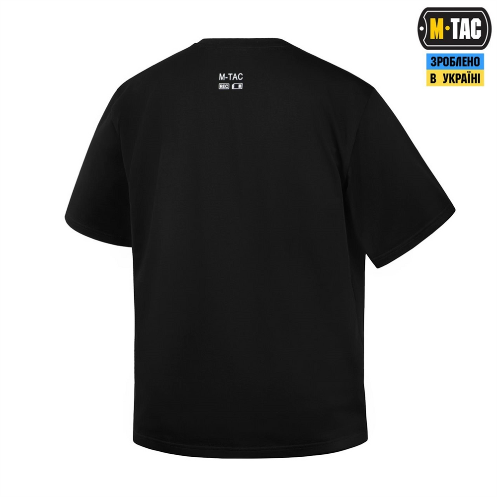 Футболка M-Tac One Shot Oversize Чорна (Black) (S) 234863 фото