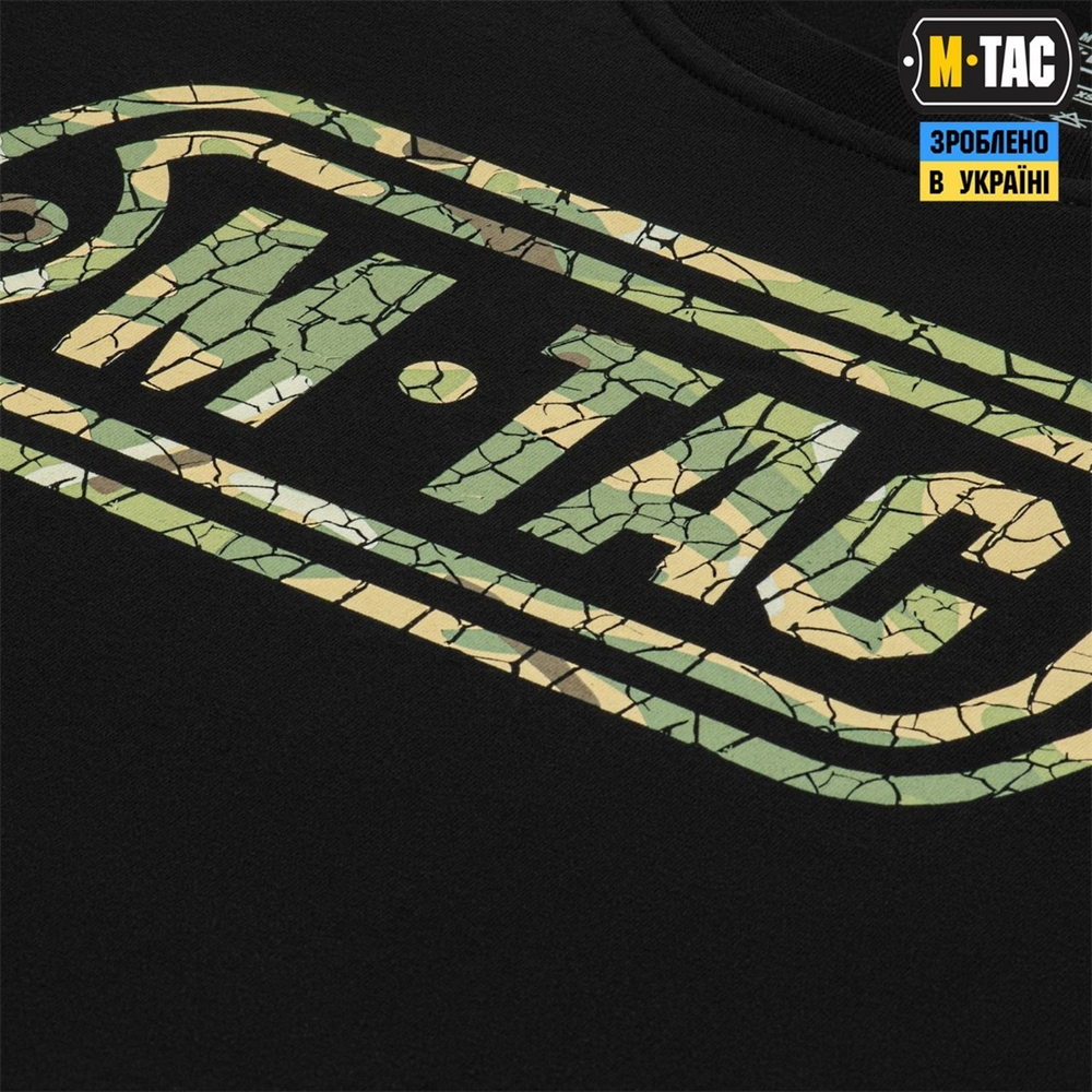Футболка M-Tac Logo з довгим рукавом Чорна (Black) (2XL) 234784 фото