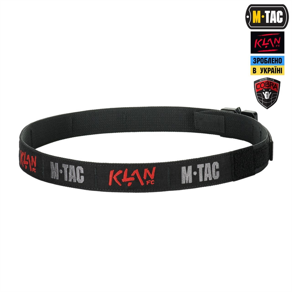 Ремінь M-Tac KLAN Cobra Buckle Belt Чорний (Black) (M/L) 225038 фото