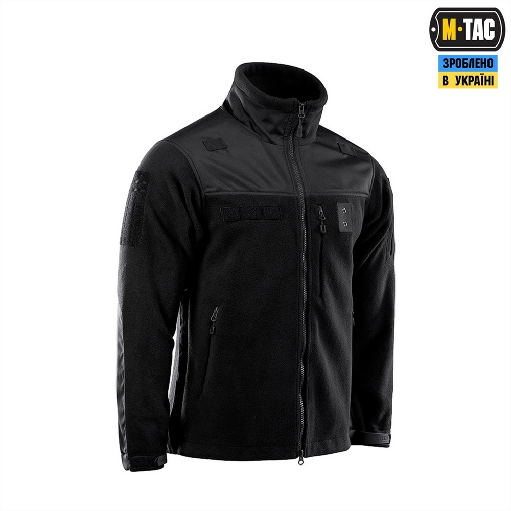 Куртка M-Tac Alpha Microfleece Police Чорна (Night) (3XL) 229530 фото