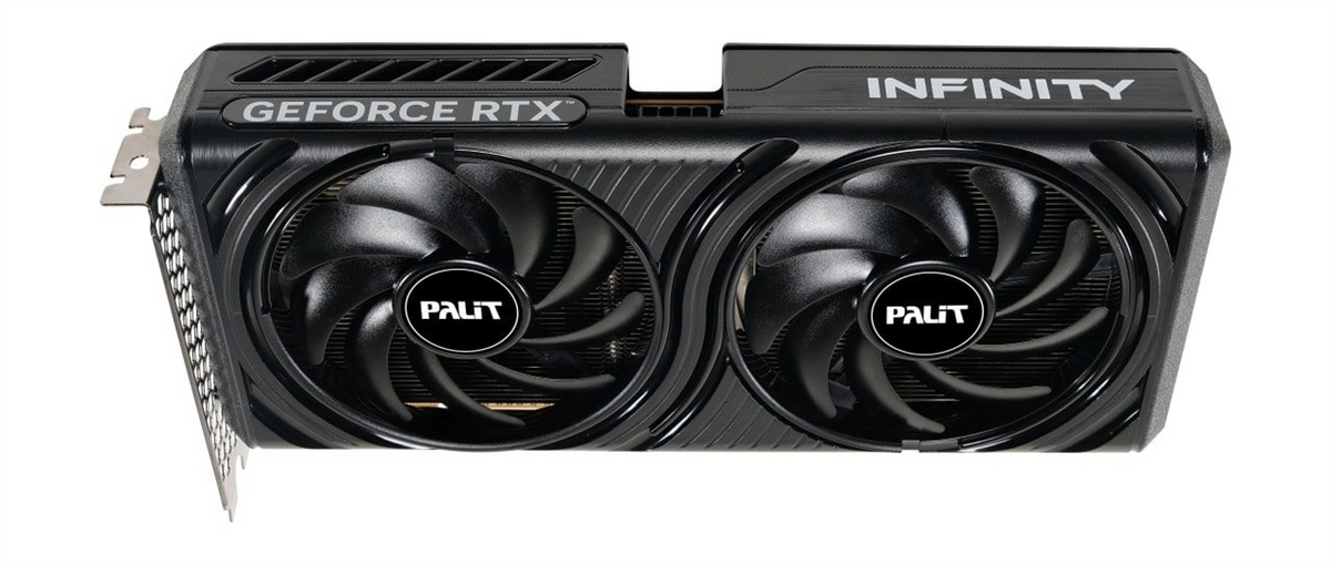Відеокарта Palit GeForce RTX 5060 8GB Infinity 2 OC Чорна (Black) 208216 фото
