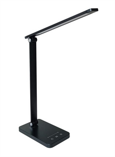Настільна лампа OSRAM Panan DISK FOLD SQ 6.5W 3000К 4000К 6500К з димером Чорна (Black) 193511 фото