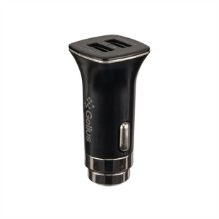 Автомобільний зарядний пристрій Borofone Gelius Apollo GP-CC01 2USB 3.1A Чорний (Black) 111945 фото