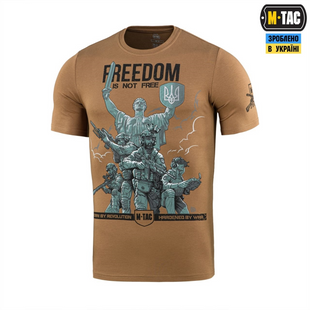 Футболка M-Tac Freedom Коричнева (Coyote Brown) (XL) 234723 фото