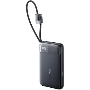 PowerBank 10000 mAh Baseus EnerFill FC11 PD22.5W with cable Чорний (Black) 245959 фото