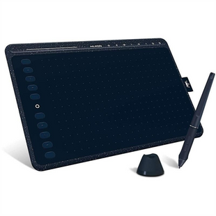 Графічний планшет Huion HS611 + рукавичка Чорний (Black) 166606 фото