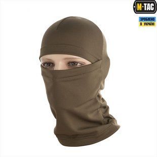 Балаклава-ніндзя потовідвідна M-Tac Зелена (Olive) 227110 фото