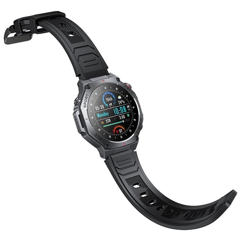 Смарт-годинник спортивний Hoco Smart Watch Y37 Чорний (Black) 204274 фото