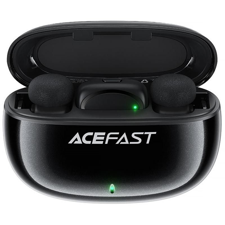 Мікрофон петличний бездротовий Acefast R2 Type-C Чорний (Black) 215670 фото