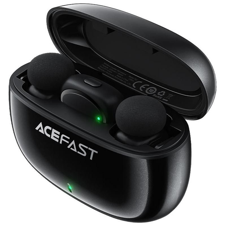 Мікрофон петличний бездротовий Acefast R2 Type-C Чорний (Black) 215670 фото