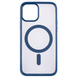 Чохол накладка для iPhone 11 Clear Color MagSafe Case Синя (Navy Blue) 115583 фото 1