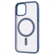 Чохол накладка для iPhone 11 Clear Color MagSafe Case Синя (Navy Blue) 115583 фото 3