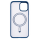 Чохол накладка для iPhone 11 Clear Color MagSafe Case Синя (Navy Blue) 115583 фото 4