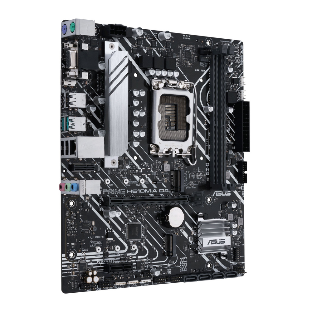 Материнська плата Asus Prime H610M-A-CSM Чорна (Black) 209781 фото