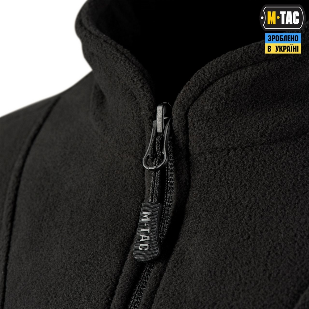 Кофта M-Tac Delta Fleece Чорна (Black)4XL) 228311 фото