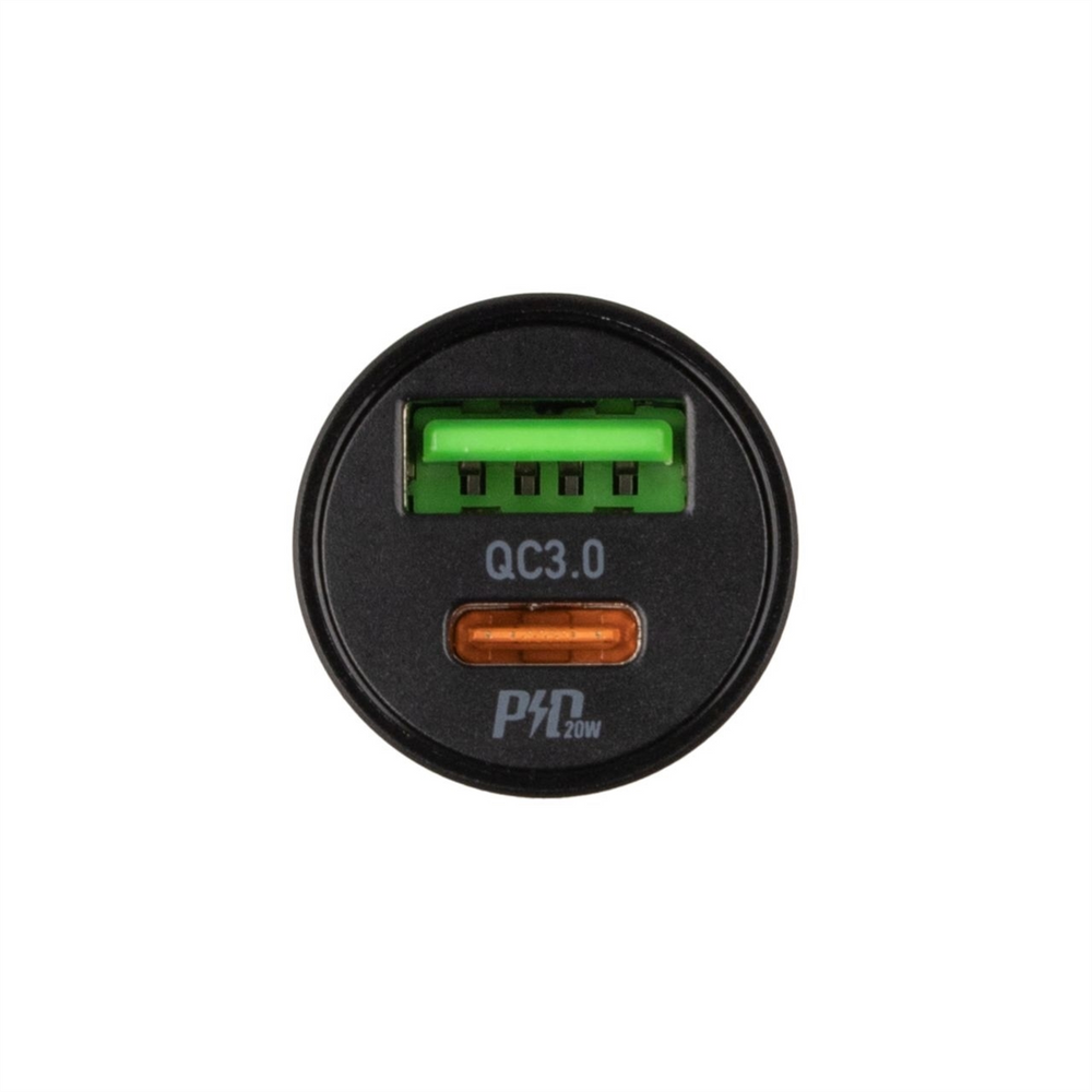 Автомобільний зарядний пристрій Z32B Speed up PD20W + QC3.0 27W Чорний (Black) 91617 фото