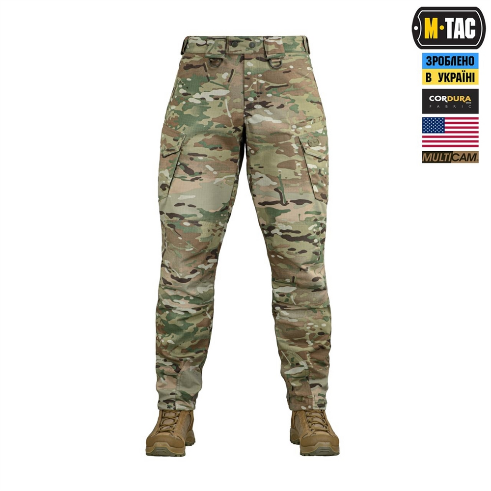 Штани M-Tac Aggressor Elite NYCO Extreme 32/30 Зелені (Multicam) 217684 фото