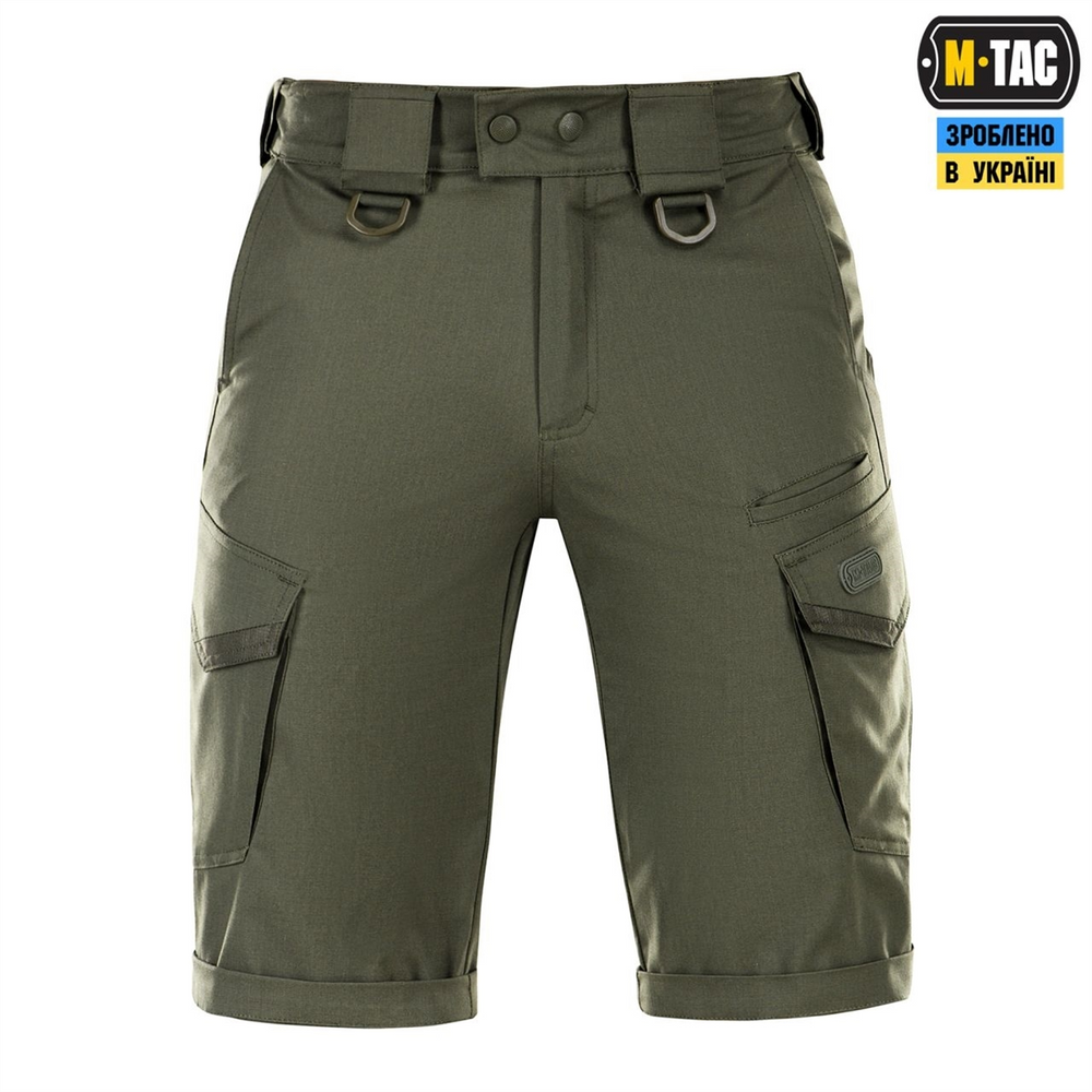 Шорти M-Tac Aggressor Gen.II Flex Зелені (Army Olive) (S) 225519 фото