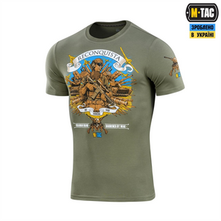 Футболка M-Tac Reconquista Зелена (Light Olive) (S) 234891 фото